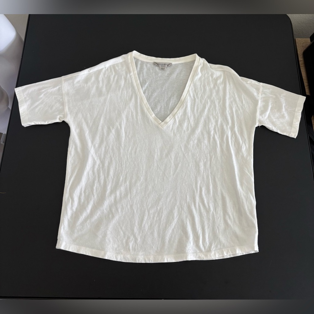 All Saints V Neck Tee Women’s Small